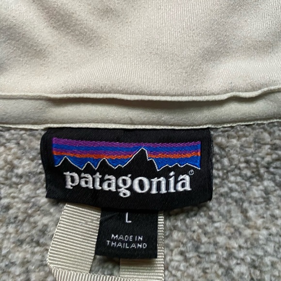 Patagonia Better‎ Sweater 1/4 Zip Gray Fleece Long Sleeve Pullover Size Large - Picture 5 of 9